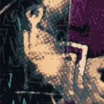 Portrait of Petr Havlena - Cryptoartik#09, detail, 92 x 92 cm
